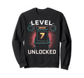 Level 7 Unlocked Video Game 7Th Sweatshirt - Aesthetic Graphic Men Women - T-Shirt, Sweatshirt, Hoodie