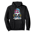 Soccer Ball Melting Ice Cream Drip Hoodie - Trendy Graphic Men Women - T-Shirt, Sweatshirt, Hoodie
