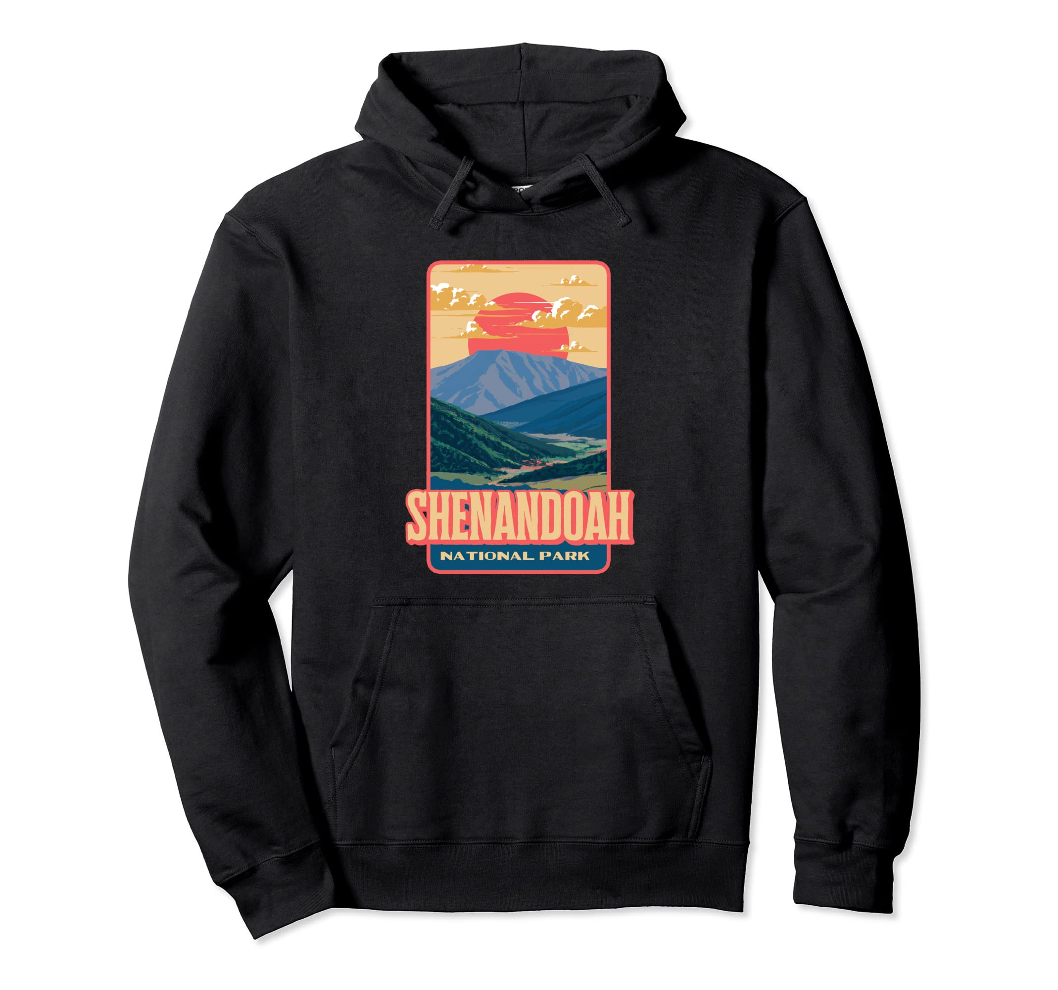 Shenandoah National Park Virginia Parks Hoodie - Unique Graphic for Adults - T-Shirt, Sweatshirt, Hoodie
