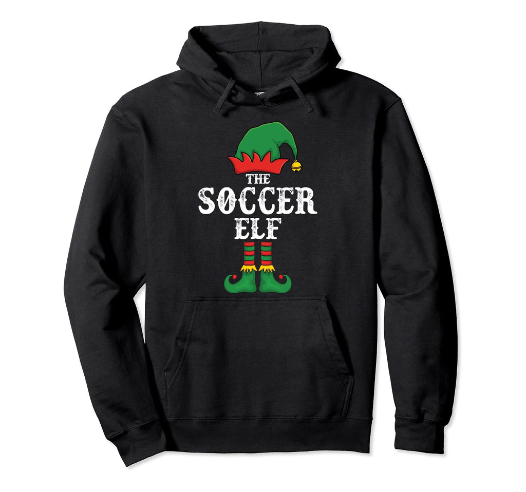 Soccer Elf Pajama Family Matching Funny Hoodie - Trendy Graphic for Adults - T-Shirt, Sweatshirt, Hoodie