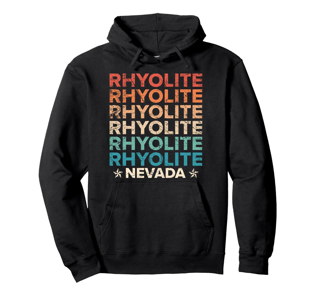 Death Valley Rhyolite Nevada Funny Ghost Hoodie - Novelty Apparel Unisex - T-Shirt, Sweatshirt, Hoodie