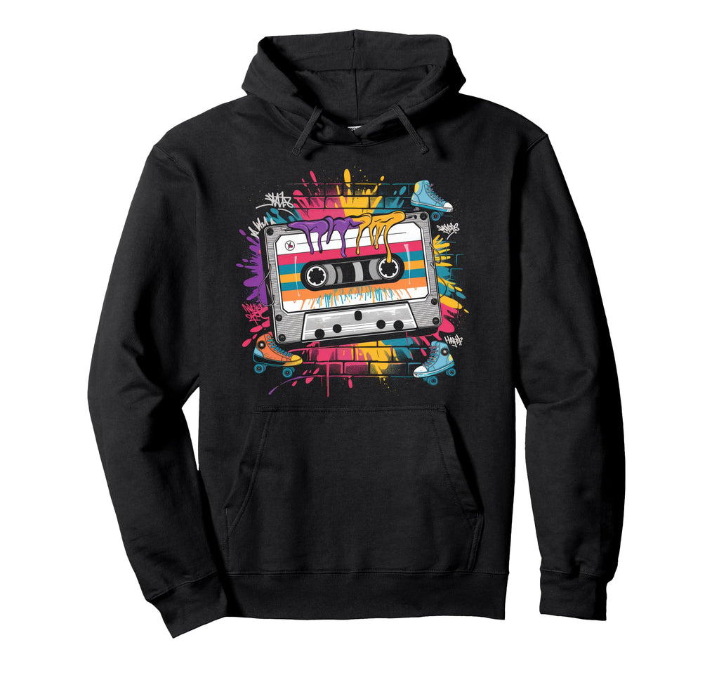 Cassette 80S 90S Party Mixtape Tape Hoodie - Novelty Apparel Men Women - T-Shirt, Sweatshirt, Hoodie