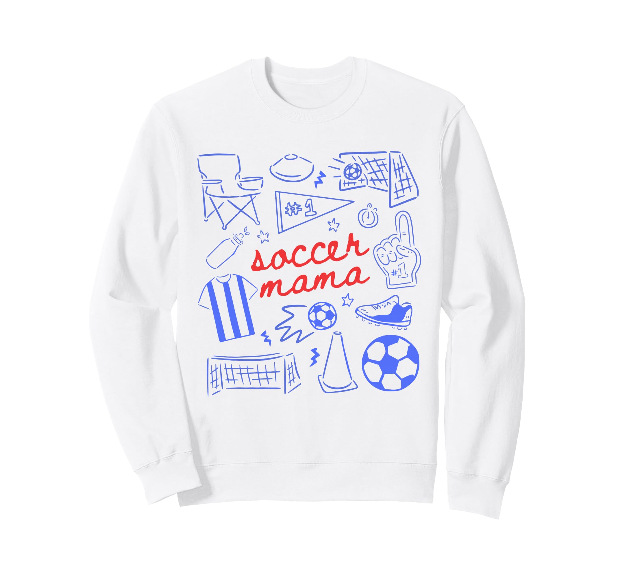 Soccer Mama Mothers Day Game Sweatshirt - Casual Everyday Wear for Adults - T-Shirt, Sweatshirt, Hoodie