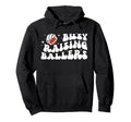 Busy Raising Ballers Volleyball Hoodie - Aesthetic Graphic for Adults - T-Shirt, Sweatshirt, Hoodie