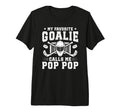 Mens Proud Hockey Goalie Pop Pop Ice T-Shirt - Trendy Graphic Men Women - T-Shirt, Sweatshirt, Hoodie