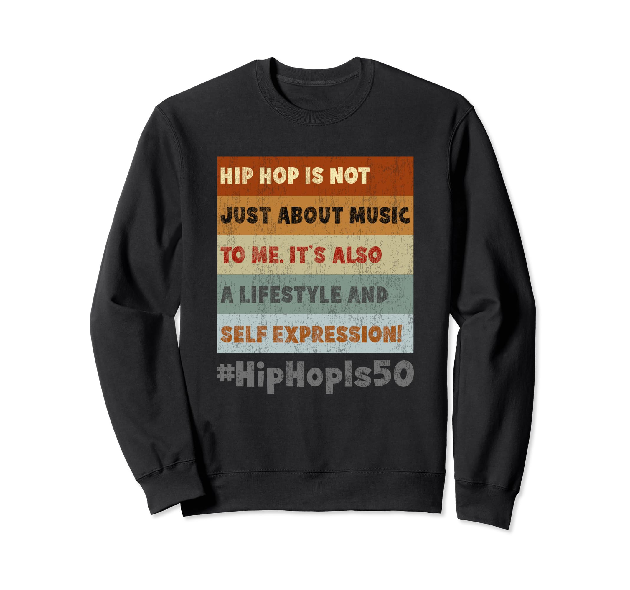 Old School Hip Hop Music Fan Hip Sweatshirt - Unique Graphic for Adults - T-Shirt, Sweatshirt, Hoodie