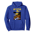 Acadia Nighttime Maine Lighthouse Hoodie - Streetwear Style Men Women - T-Shirt, Sweatshirt, Hoodie