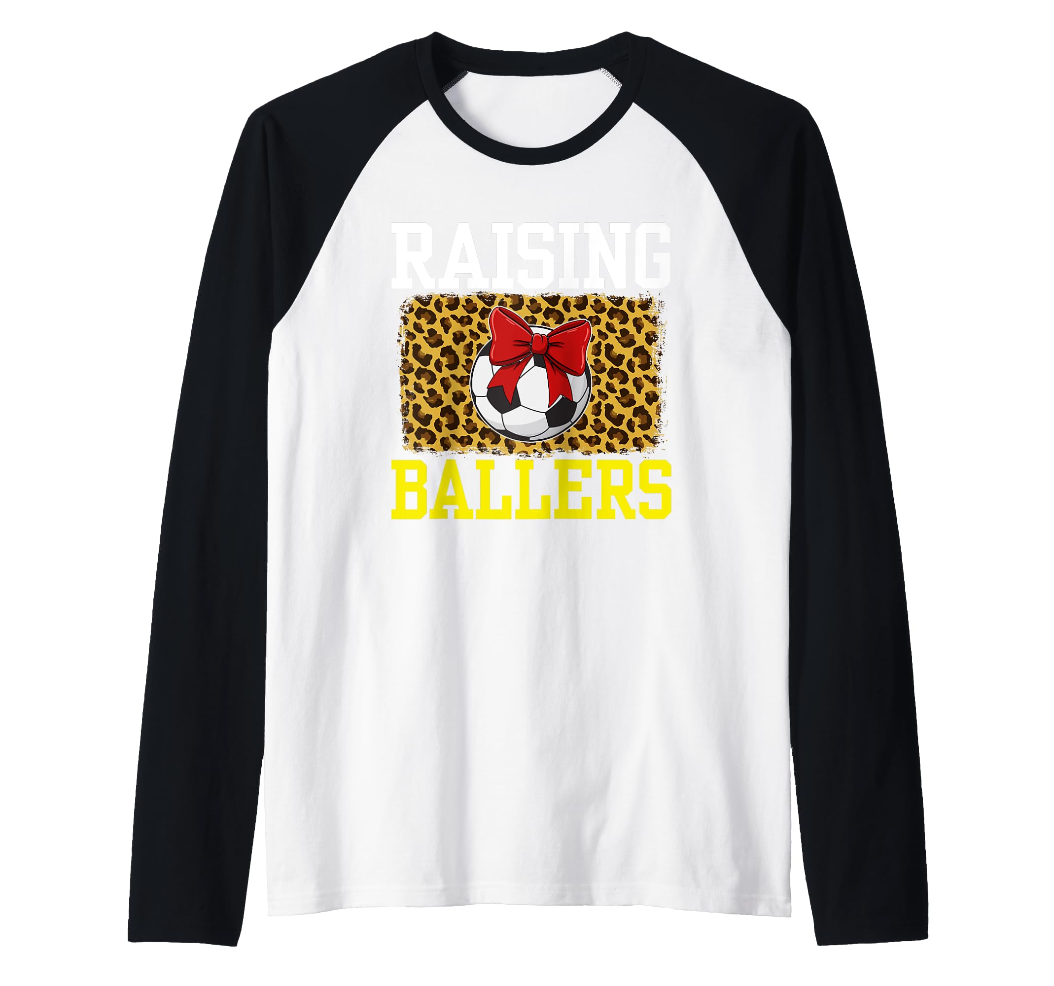 Raising Ballers Soccer Red Bow Ball Hoodie - Aesthetic Graphic Men Women - T-Shirt, Sweatshirt, Hoodie