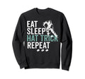 Eat Sleep Hat Trick Repeat Ice Sweatshirt - Unique Graphic for Adults - T-Shirt, Sweatshirt, Hoodie