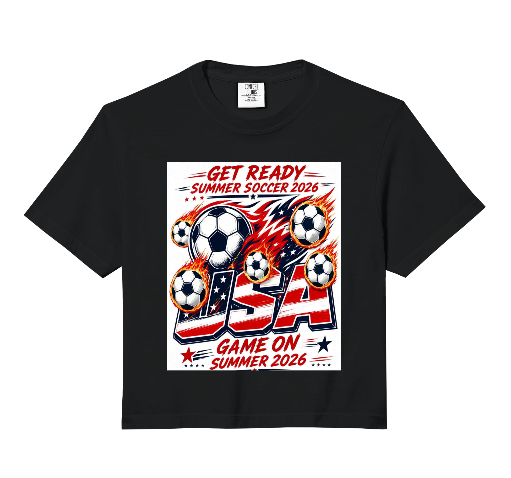 Usa Soccer 2026 Game Summer Soccer Hoodie - Trendy Graphic Unisex - T-Shirt, Sweatshirt, Hoodie