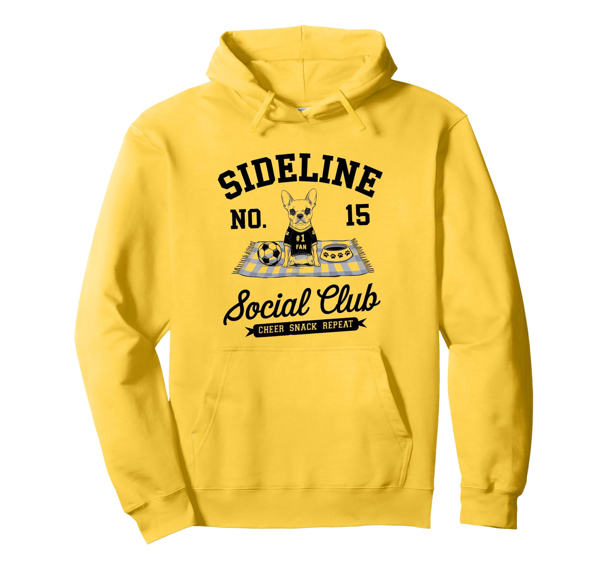 Sideline Social Club Soccer Mom Game Day Hoodie - Graphic Print Unisex - T-Shirt, Sweatshirt, Hoodie