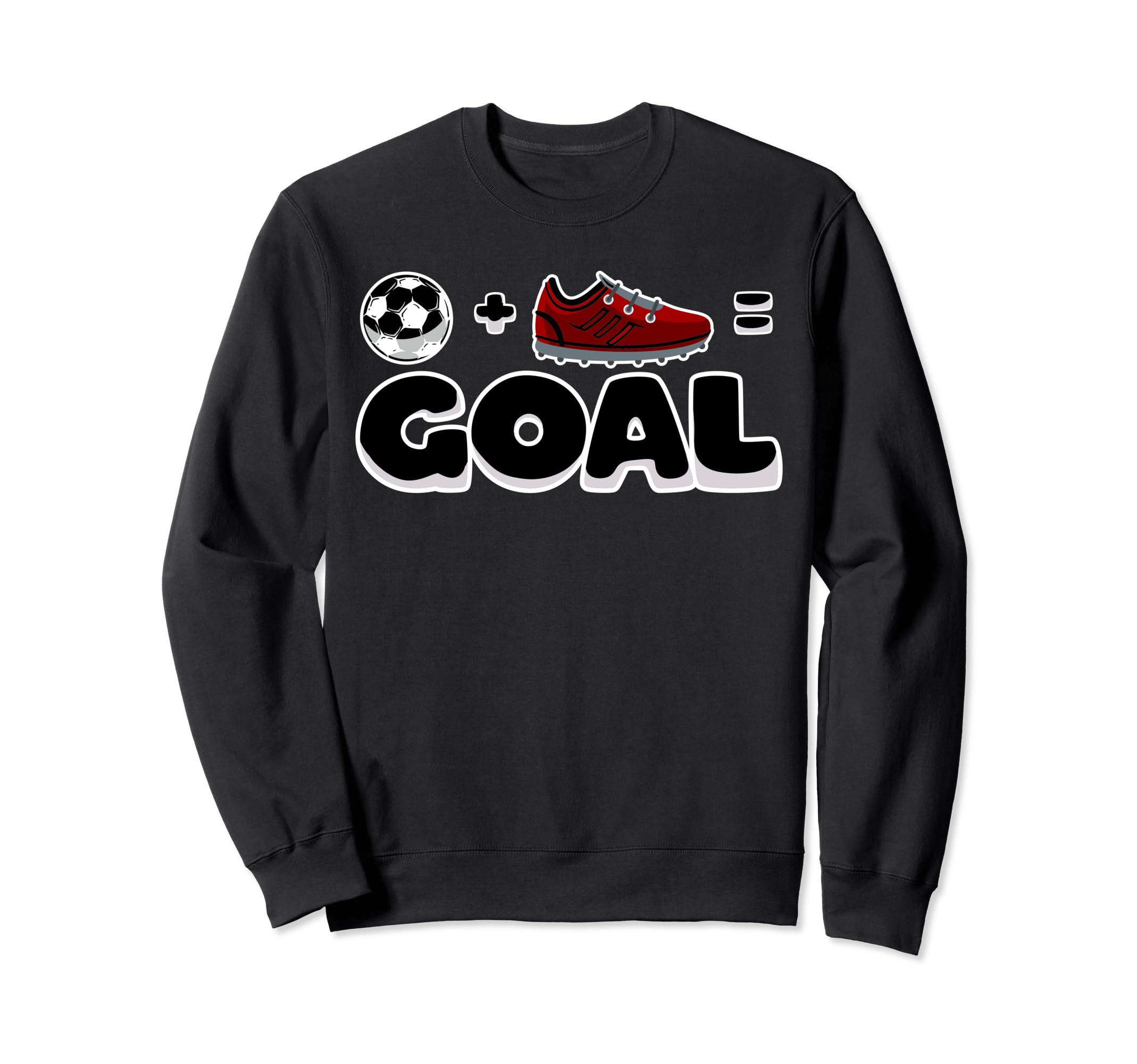 Funny Soccer Player Math Goal Sweatshirt - Fun Novelty Design Men Women - T-Shirt, Sweatshirt, Hoodie