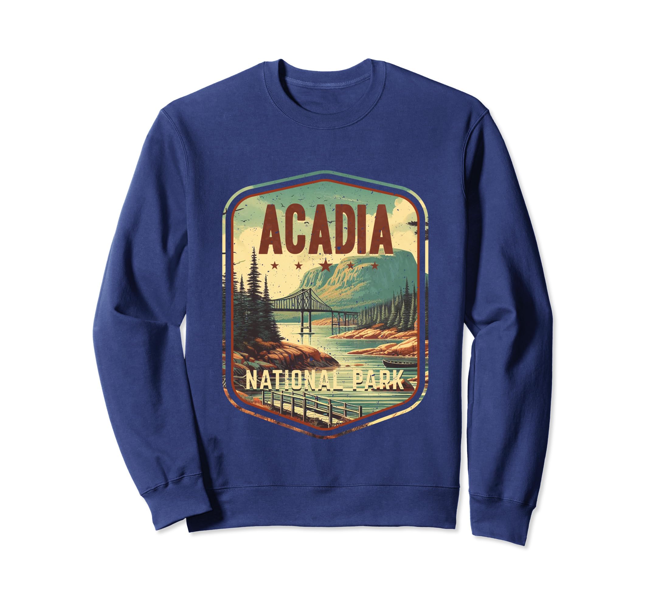 Acadia National Park Stars Sweatshirt - Novelty Apparel Men Women - T-Shirt, Sweatshirt, Hoodie