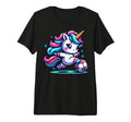 Footballer Unicorn Fans Soccer Team T-Shirt - Custom Art Print Men Women - T-Shirt, Sweatshirt, Hoodie