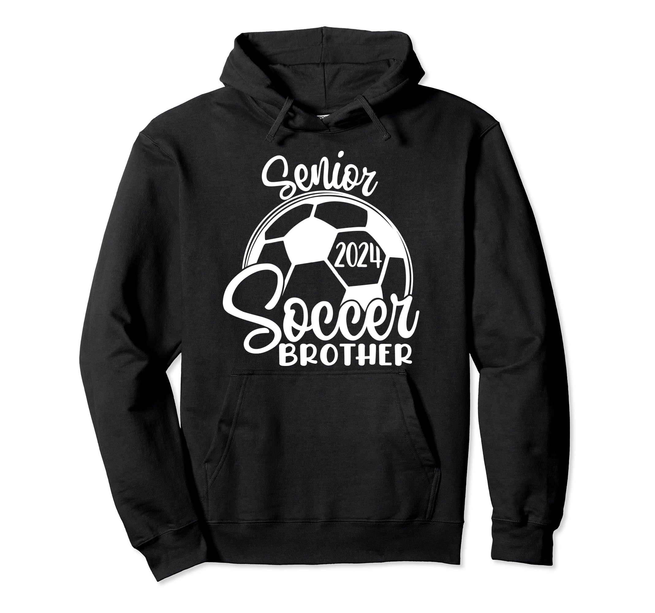 Senior Soccer Brother 2024 Class 2024 Hoodie - Custom Art Print Unisex - T-Shirt, Sweatshirt, Hoodie