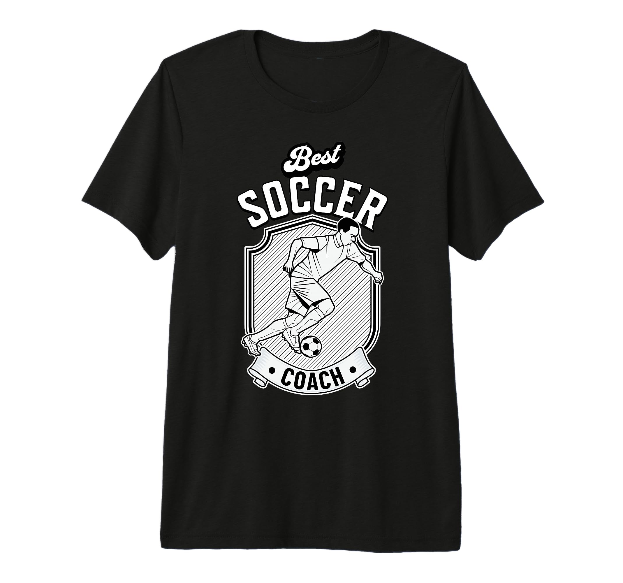 Fun Gift Best Soccer Coach Tri T-Shirt - Casual Everyday Wear Men Women - T-Shirt, Sweatshirt, Hoodie