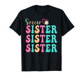 Soccer Sister Colorful Polka Dot Soccer T-Shirt - Graphic Print Men Women - T-Shirt, Sweatshirt, Hoodie