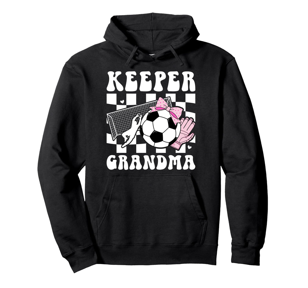 Groovy Soccer Keeper Grandma Soccer Hoodie - Streetwear Style for Adults - T-Shirt, Sweatshirt, Hoodie