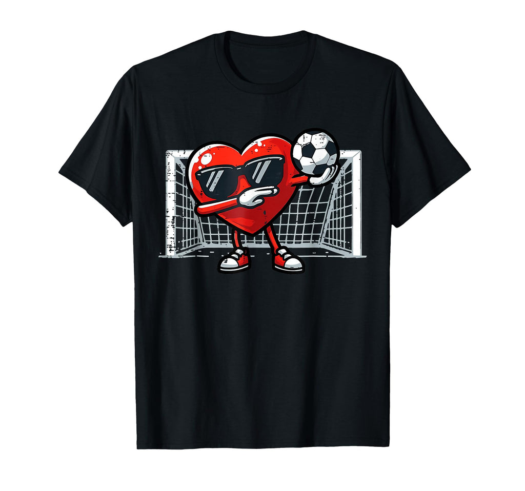 Valentine Soccer Heart Drip Sport T-Shirt - Aesthetic Graphic Men Women - T-Shirt, Sweatshirt, Hoodie