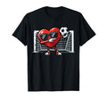 Valentine Soccer Heart Drip Sport T-Shirt - Aesthetic Graphic Men Women - T-Shirt, Sweatshirt, Hoodie