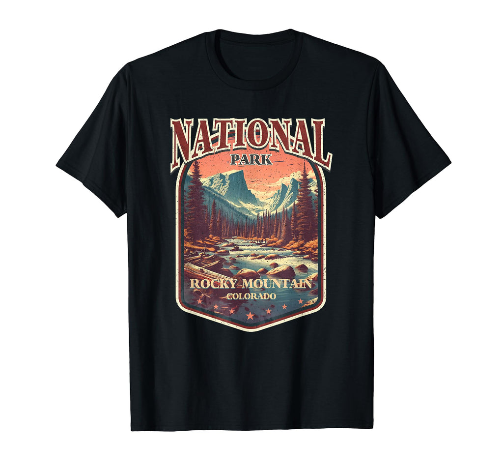 Rocky Mountain National Park Colorado T-Shirt - Unique Graphic Men Women - T-Shirt, Sweatshirt, Hoodie