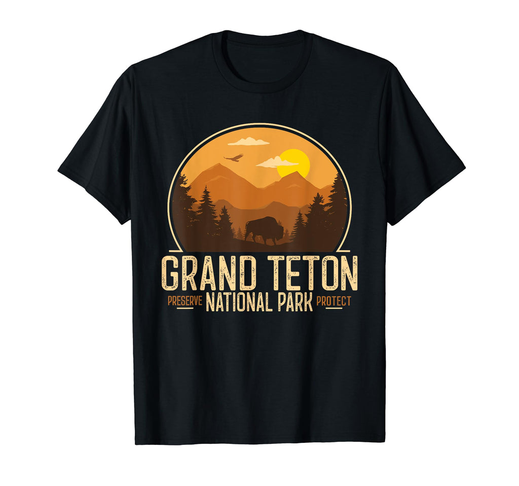 Grand Teton National Park Adventure T-Shirt - Novelty Apparel Men Women - T-Shirt, Sweatshirt, Hoodie