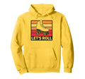 Let S Roll Roller Skating Skater Skate Hoodie - Trendy Graphic Men Women - T-Shirt, Sweatshirt, Hoodie