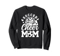 Soccer And Cheer Mom Cheerleading Sweatshirt - Minimalist Print Men Women - T-Shirt, Sweatshirt, Hoodie