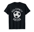 Ada County Soccer Distressed 90S T-Shirt - Graphic Print for Adults - T-Shirt, Sweatshirt, Hoodie