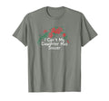 Flowers Red I Cant My Daughter Has Soccer T-Shirt - Unique Graphic Unisex - T-Shirt, Sweatshirt, Hoodie