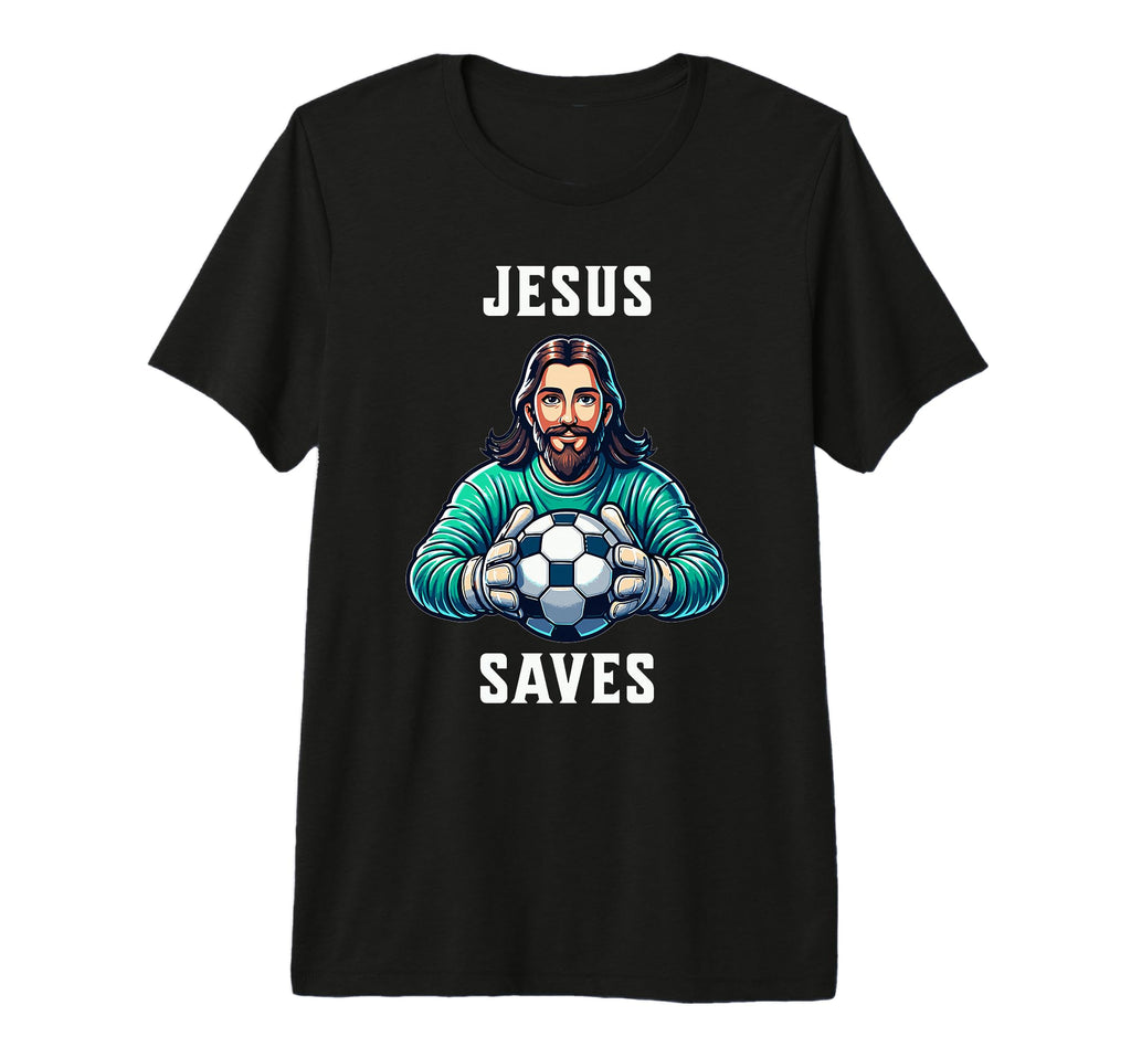 Jesus Soccer Football Christianity T-Shirt - Trendy Graphic Men Women - T-Shirt, Sweatshirt, Hoodie