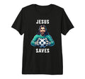 Jesus Soccer Football Christianity T-Shirt - Trendy Graphic Men Women - T-Shirt, Sweatshirt, Hoodie