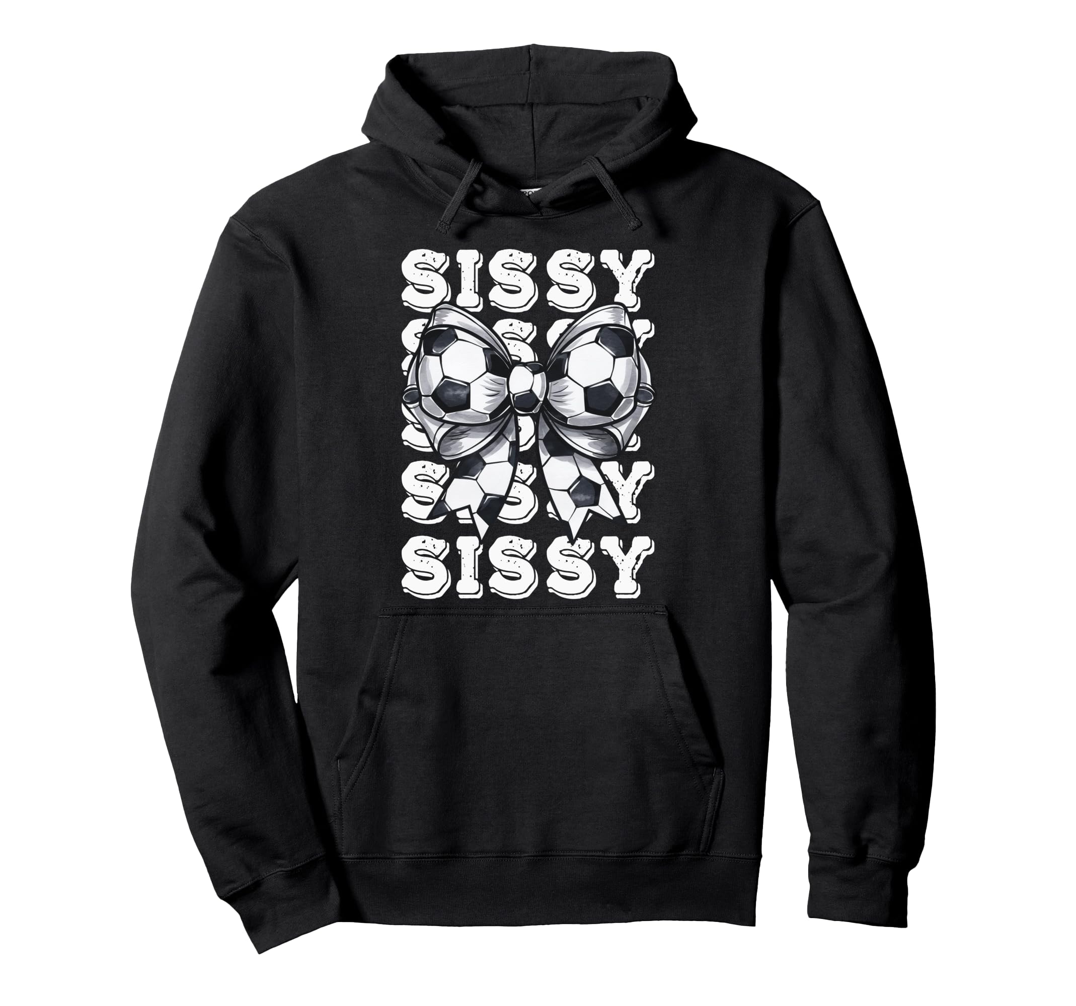 Coquette Soccer Sissy Matching Family Bow Hoodie - Minimalist Print Unisex - T-Shirt, Sweatshirt, Hoodie