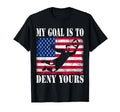 My Goal Is To Deny Yours Soccer Goalie T-Shirt - Unique Graphic for Adults - T-Shirt, Sweatshirt, Hoodie