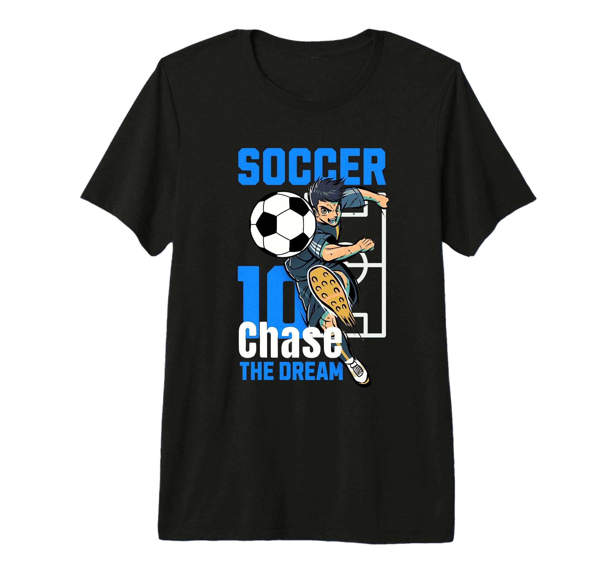 Mens Soccer Player Action Art Chase T-Shirt - Streetwear Style Unisex - T-Shirt, Sweatshirt, Hoodie