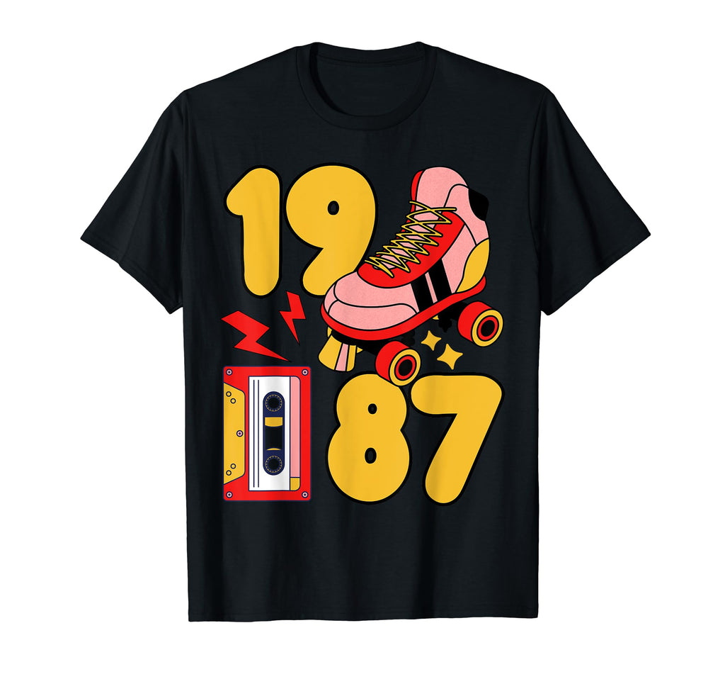 Old School 80S Vibes 1987 Hip Hop T-Shirt - Graphic Print for Adults - T-Shirt, Sweatshirt, Hoodie