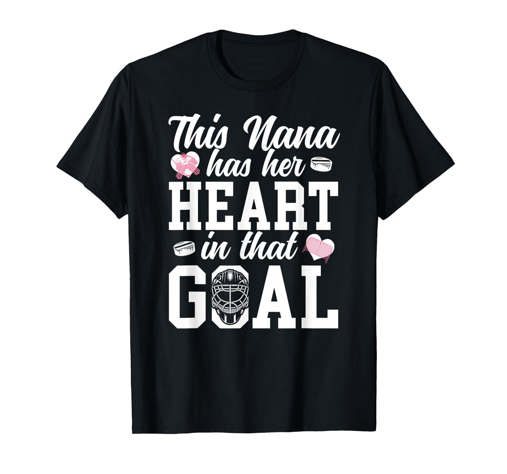 Proud Hockey Goalie Nana Hockey T-Shirt - Graphic Print Men Women - T-Shirt, Sweatshirt, Hoodie