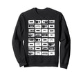 Cassette Tapes 1980S Music Sweatshirt - Trendy Graphic Men Women - T-Shirt, Sweatshirt, Hoodie