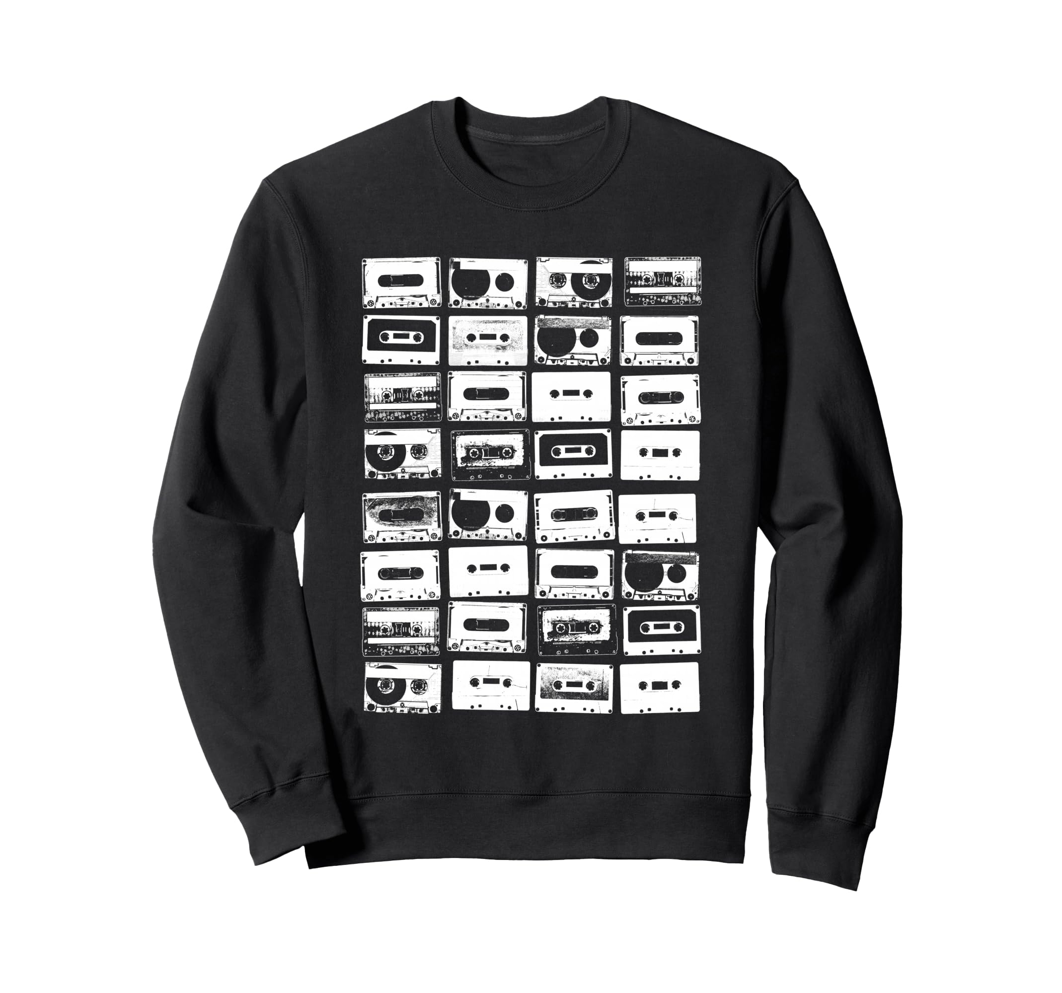 Cassette Tapes 1980S Music Sweatshirt - Trendy Graphic Men Women - T-Shirt, Sweatshirt, Hoodie