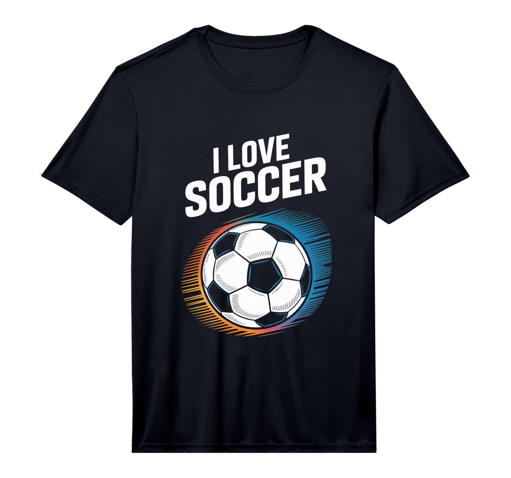 Mens I Love Soccer Vibrant Football T-Shirt - Unique Graphic Men Women - T-Shirt, Sweatshirt, Hoodie