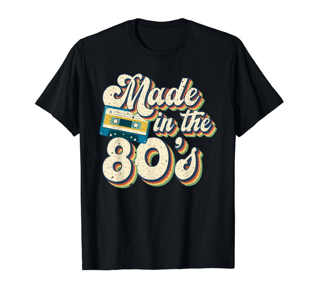 80S Eighties Cassette Tape Boombox T-Shirt - Minimalist Print Unisex - T-Shirt, Sweatshirt, Hoodie