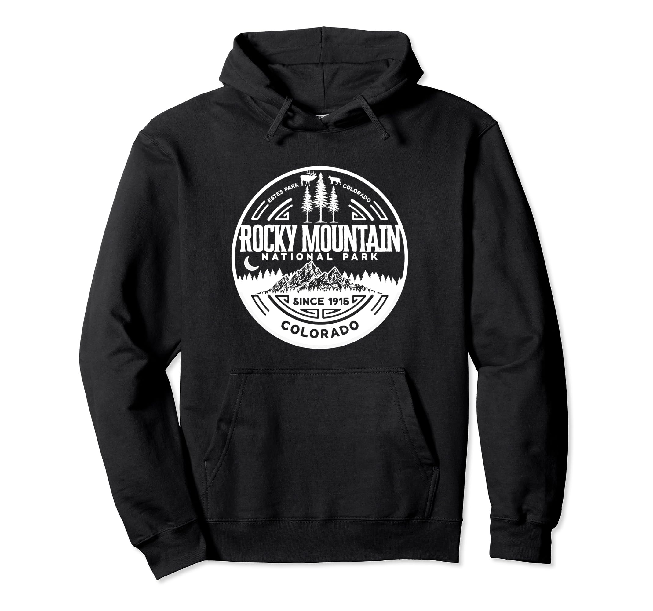 Rocky Mountain National Park Hoodie - Custom Art Print Men Women - T-Shirt, Sweatshirt, Hoodie