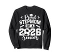 Proud Stepmom 2026 Senior Soccer Sweatshirt - Aesthetic Graphic Unisex - T-Shirt, Sweatshirt, Hoodie