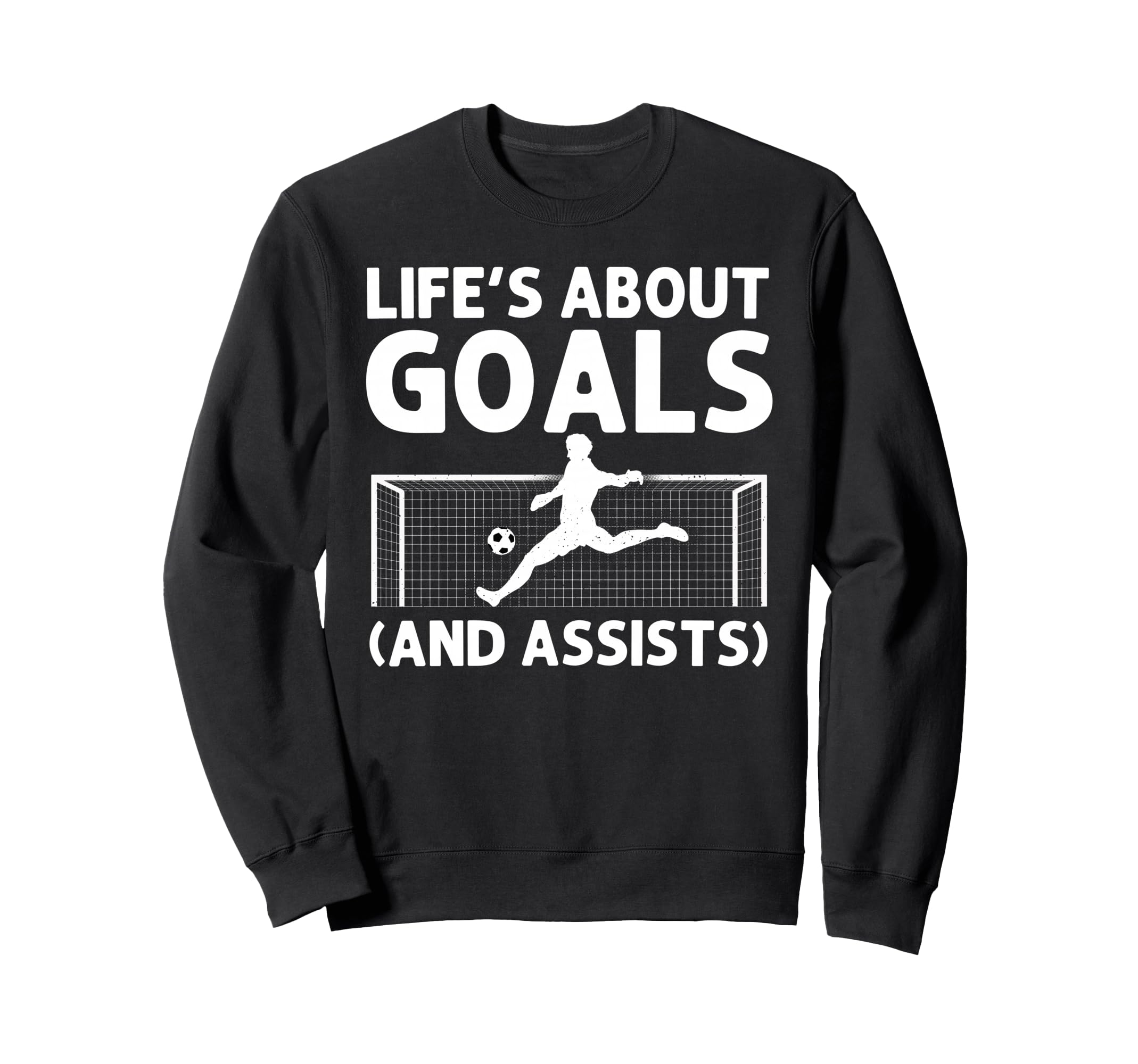 Funny Soccer Art Gag Soccer Player Sweatshirt - Novelty Apparel Unisex - T-Shirt, Sweatshirt, Hoodie