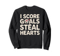 Soccer Score Goals Football Sweatshirt - Graphic Print for Adults - T-Shirt, Sweatshirt, Hoodie