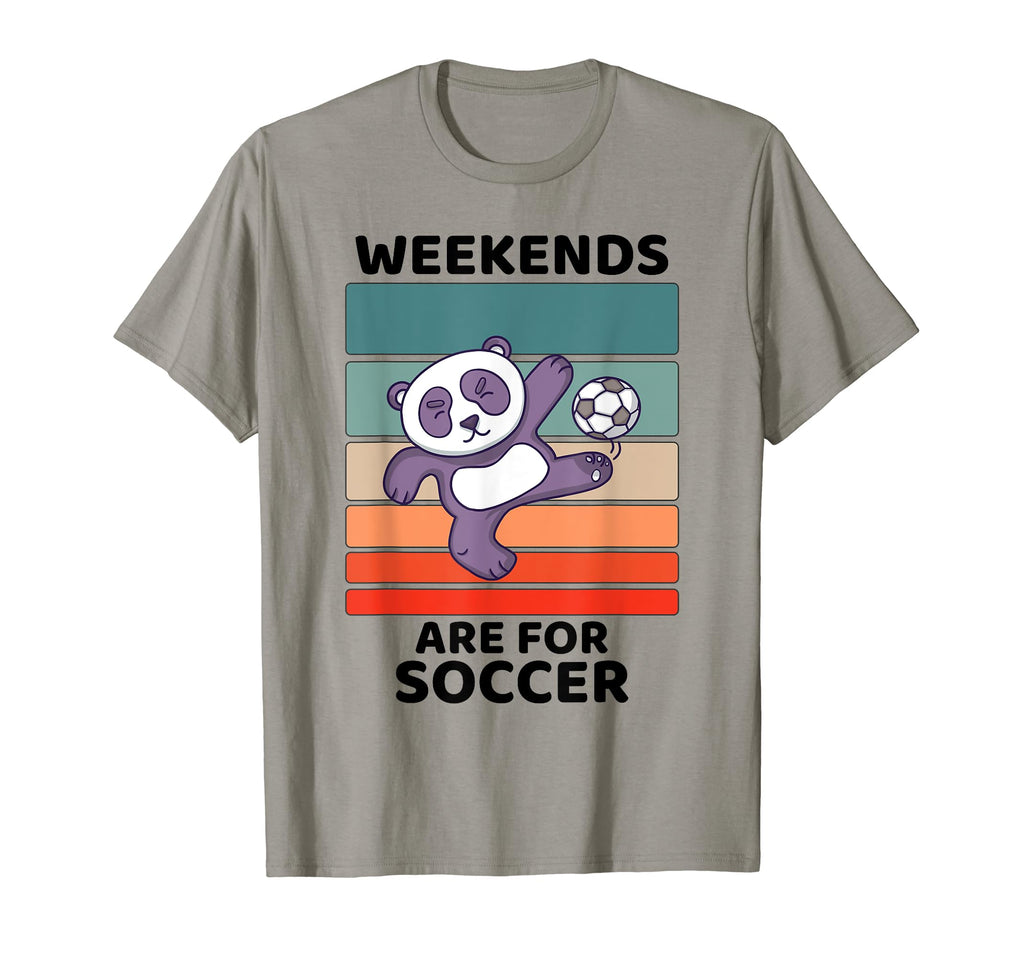 Panda Lover Weekends Are Soccer Lover T-Shirt - Aesthetic Graphic Unisex - T-Shirt, Sweatshirt, Hoodie