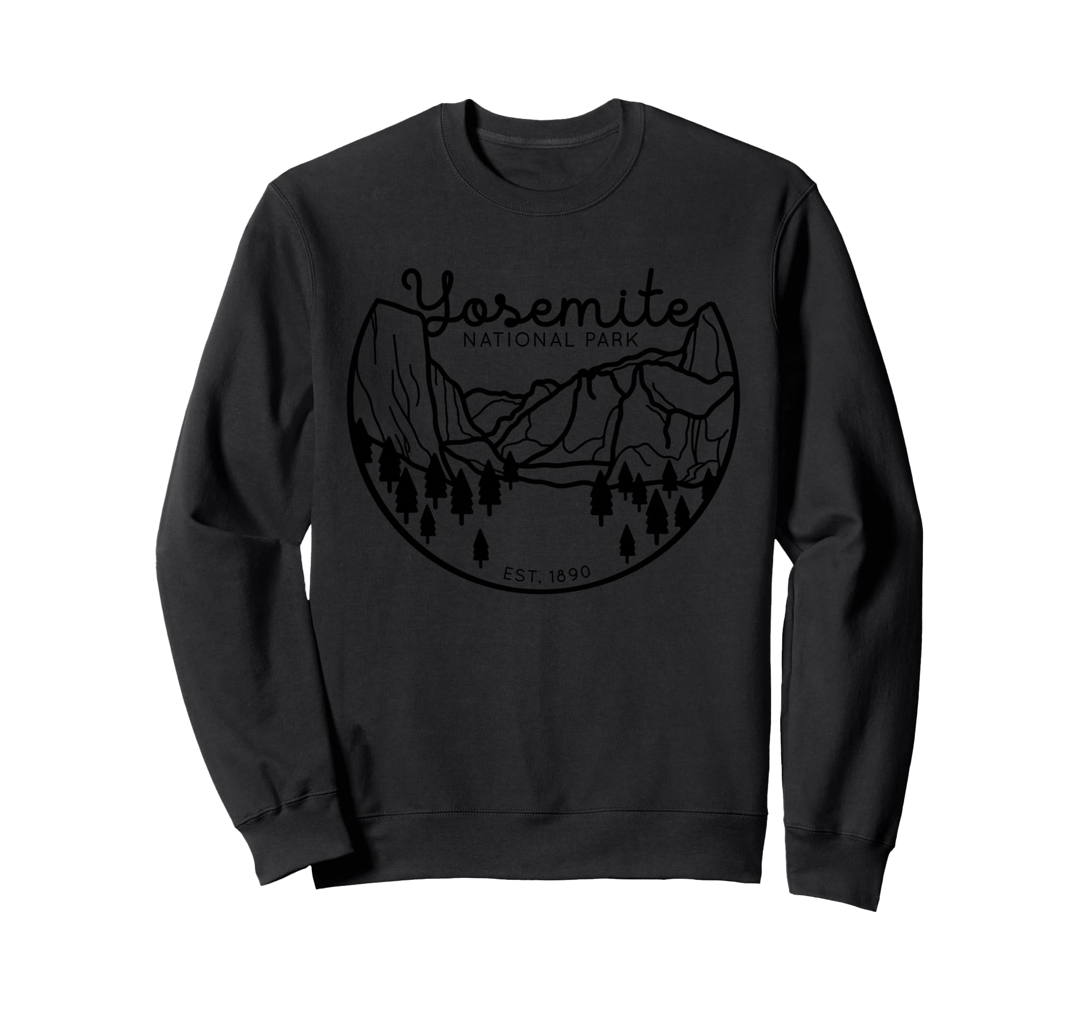 Yosemite National Park 1890 Sweatshirt - Casual Everyday Wear Unisex - T-Shirt, Sweatshirt, Hoodie