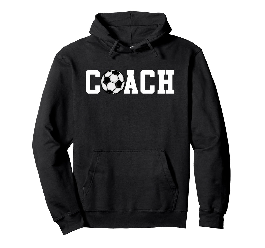 Soccer Coach Funny Football Trainer Hoodie - Minimalist Print Men Women - T-Shirt, Sweatshirt, Hoodie