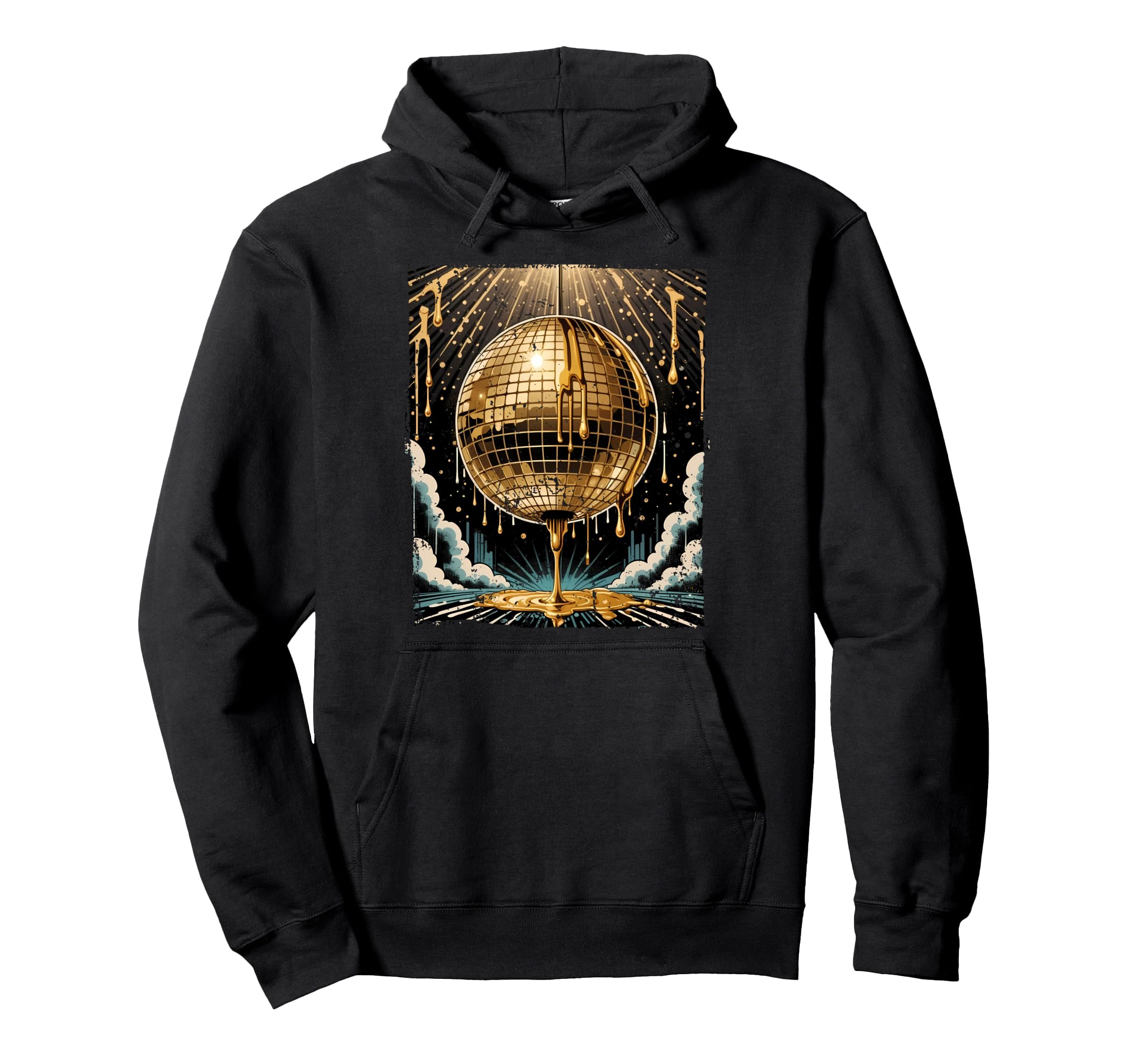 Disco Ball 80S Aesthetic Hoodie - Streetwear Style for Adults - T-Shirt, Sweatshirt, Hoodie