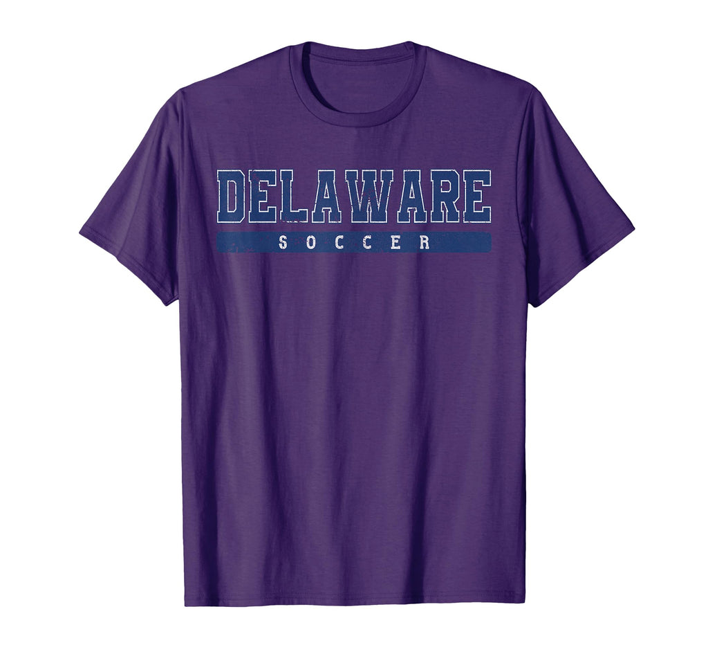 Delaware Soccer Tees Tanks Tops Hoodie - Minimalist Print Men Women - T-Shirt, Sweatshirt, Hoodie